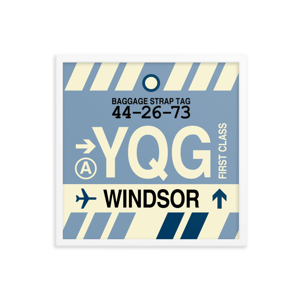 Travel-Themed Framed Print • YQG Windsor • YHM Designs - Image 15
