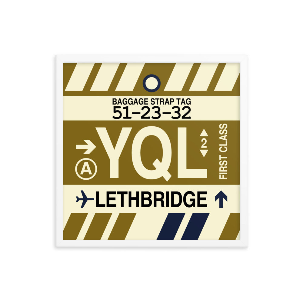Travel-Themed Framed Print • YQL Lethbridge • YHM Designs - Image 15