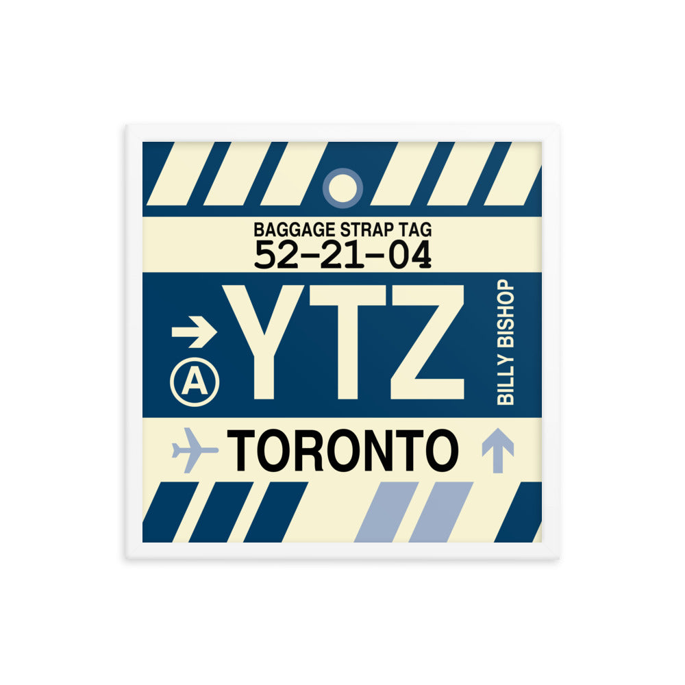 Travel-Themed Framed Print • YTZ Toronto • YHM Designs - Image 15