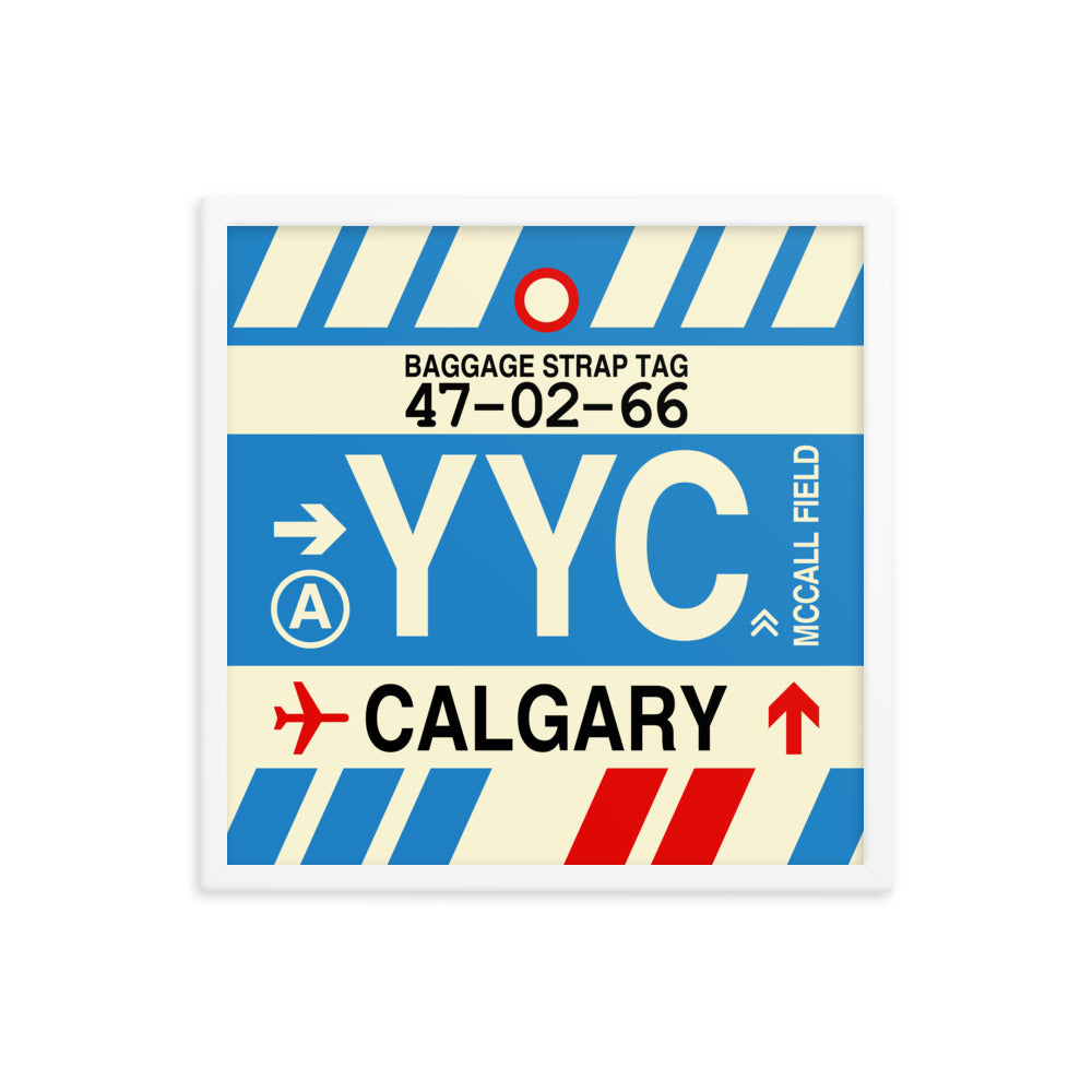 Travel-Themed Framed Print • YYC Calgary • YHM Designs - Image 15