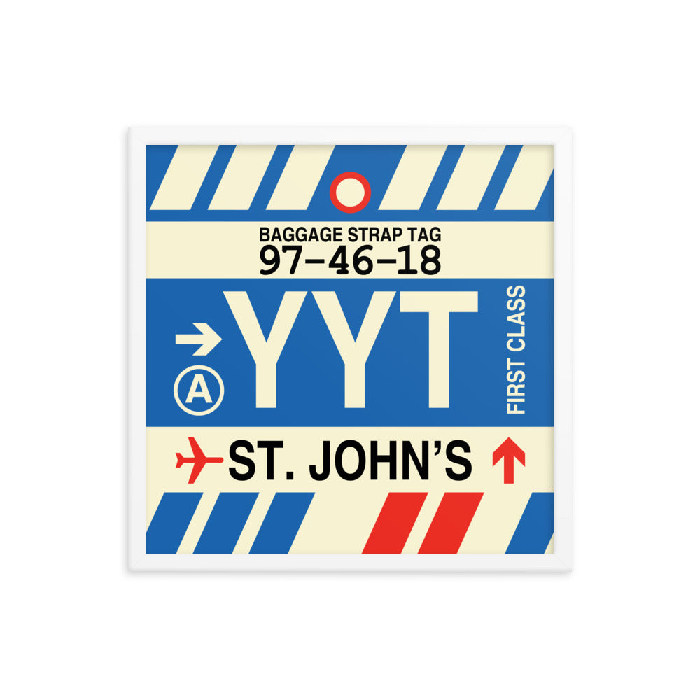 Travel-Themed Framed Print • YYT St. John's • YHM Designs - Image 15