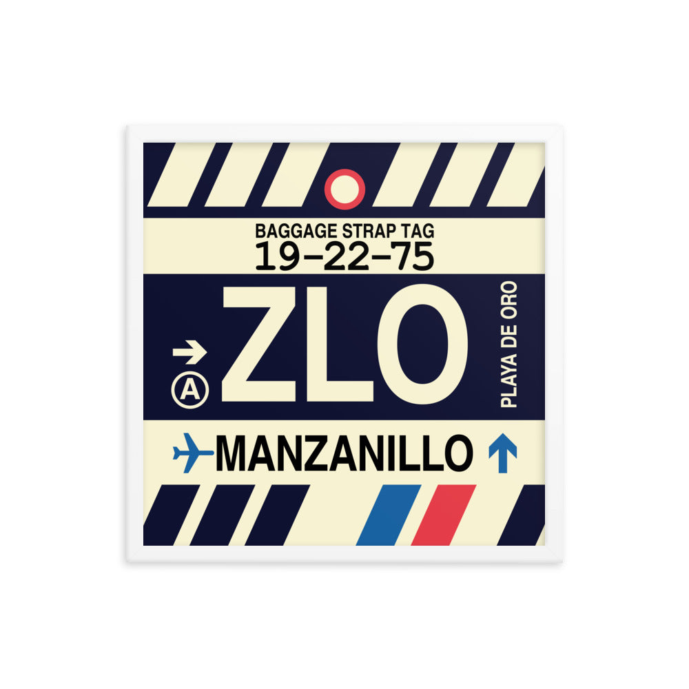 Travel-Themed Framed Print • ZLO Manzanillo • YHM Designs - Image 15