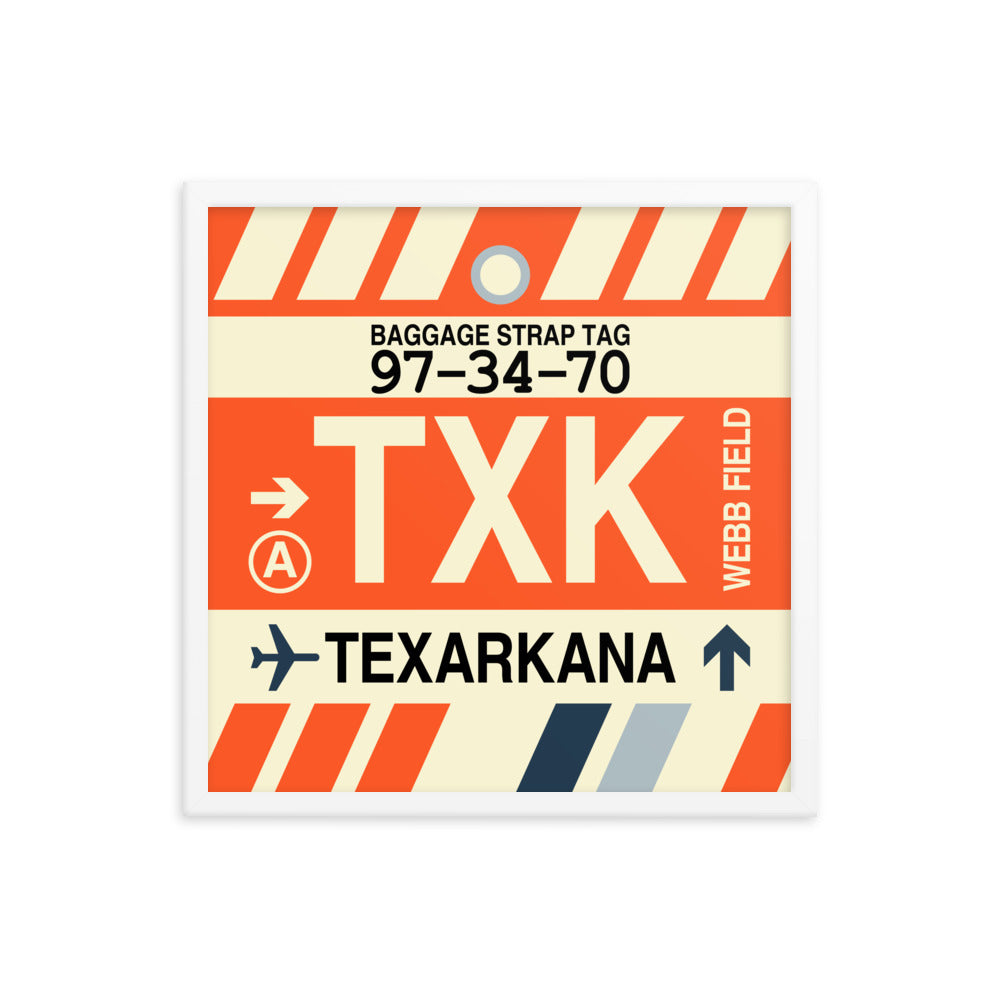 Travel-Themed Framed Print • TXK Texarkana • YHM Designs - Image 15