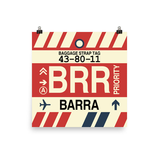 Travel-Themed Poster Print • BRR Barra • YHM Designs - Image 01