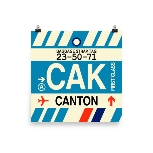 Travel-Themed Poster Print • CAK Canton • YHM Designs - Image 01