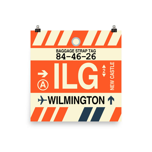 Travel-Themed Poster Print • ILG Wilmington • YHM Designs - Image 01