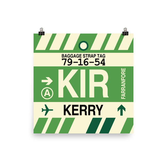 Travel-Themed Poster Print • KIR Kerry Souvenir • YHM Designs - Image 01