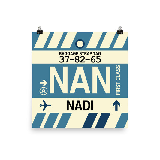 Travel-Themed Poster Print • NAN Nadi • YHM Designs - Image 01