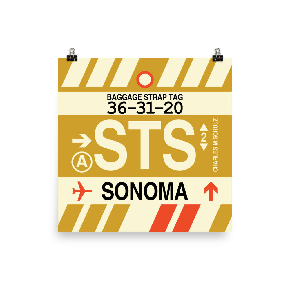 Travel-Themed Poster Print • STS Sonoma • YHM Designs - Image 01