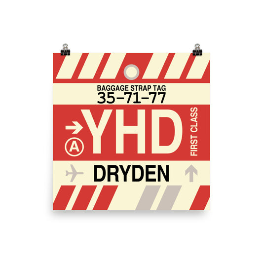 Travel-Themed Poster Print • YHD Dryden • YHM Designs - Image 01
