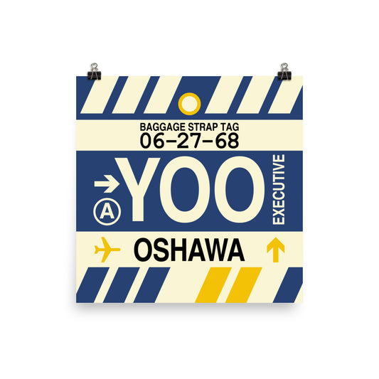 Travel-Themed Poster Print • YOO Oshawa • YHM Designs - Image 01