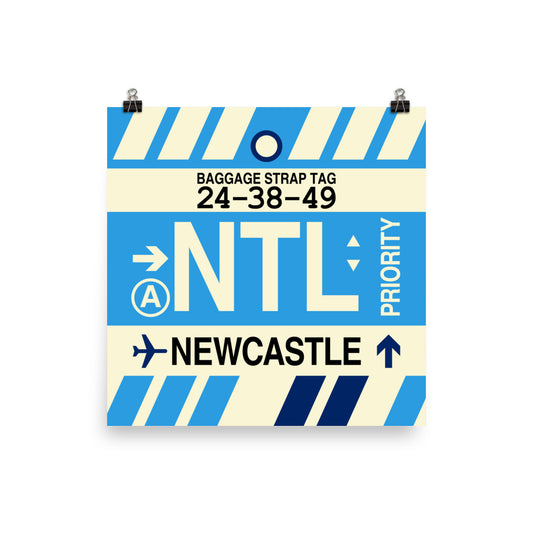 Travel-Themed Poster Print • NTL Newcastle • YHM Designs - Image 01