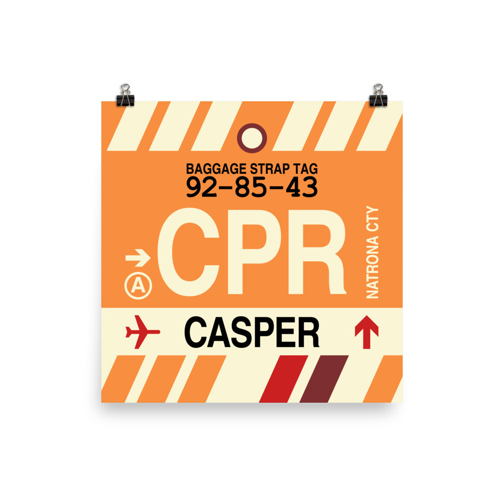 Travel-Themed Poster Print • CPR Casper • YHM Designs - Image 02