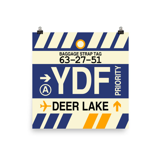 Travel-Themed Poster Print • YDF Deer Lake • YHM Designs - Image 02