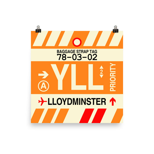 Travel-Themed Poster Print • YLL Lloydminster • YHM Designs - Image 02