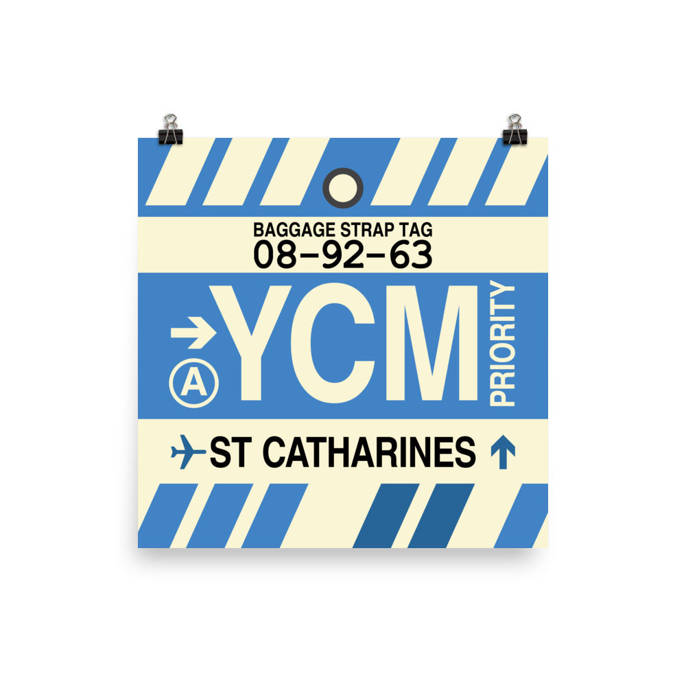 Travel-Themed Poster Print • YCM St. Catharines • YHM Designs - Image 05