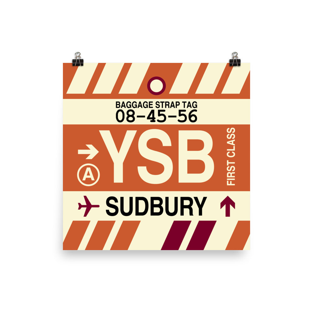 Travel-Themed Poster Print • YSB Sudbury • YHM Designs - Image 05