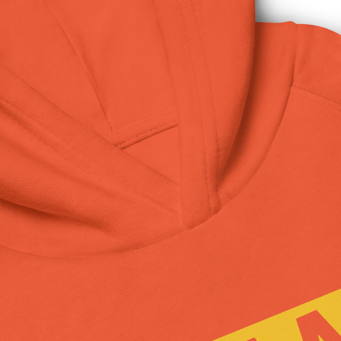 Kid's Sustainable Hoodie - Yellow Graphic • GLA Glasgow • YHM Designs - Image 10