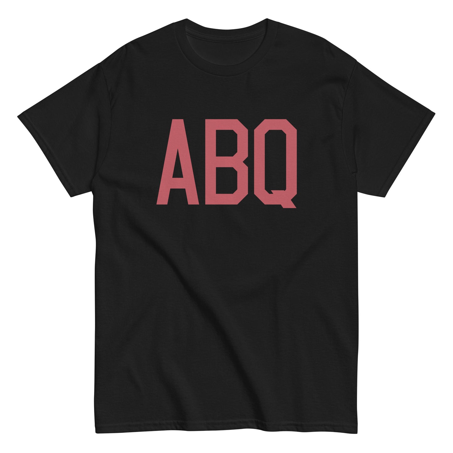 Aviation Enthusiast Men's Tee - Deep Pink Graphic • ABQ Albuquerque • YHM Designs - Image 02