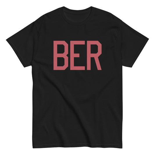 Aviation Enthusiast Men's Tee - Deep Pink Graphic • BER Berlin • YHM Designs - Image 02
