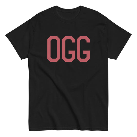 Aviation Enthusiast Men's Tee - Deep Pink Graphic • OGG Maui • YHM Designs - Image 02