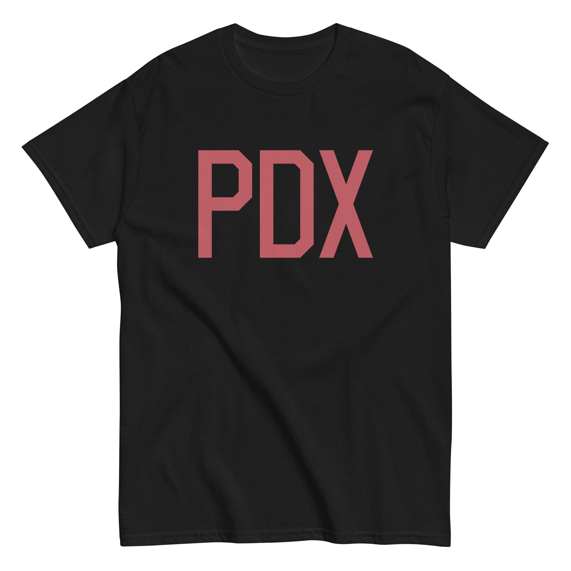 Aviation Enthusiast Men's Tee - Deep Pink Graphic • PDX Portland • YHM Designs - Image 02