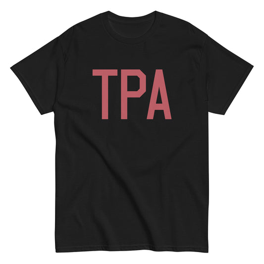 Aviation Enthusiast Men's Tee - Deep Pink Graphic • TPA Tampa • YHM Designs - Image 02