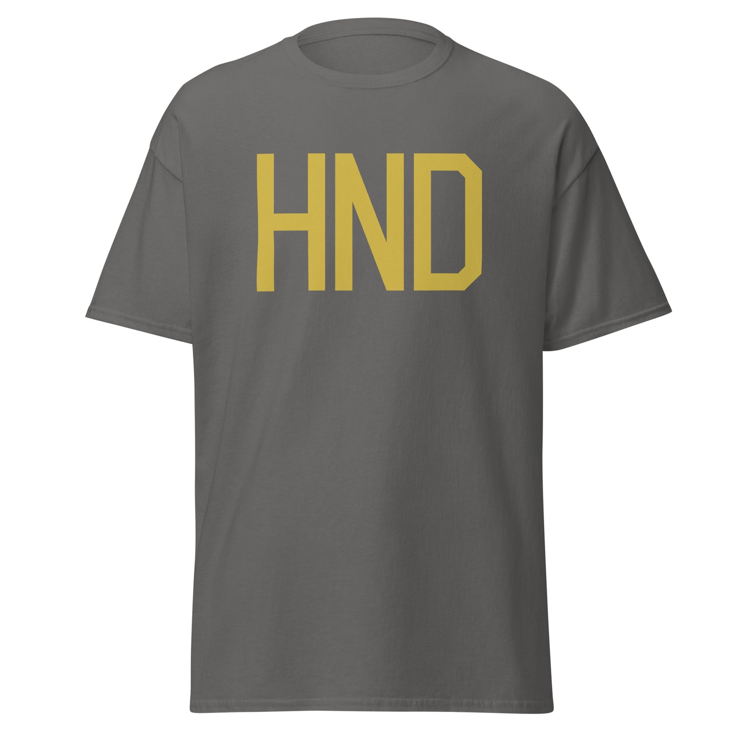 Aviation Enthusiast Men's Tee - Old Gold Graphic • HND Tokyo • YHM Designs - Image 05