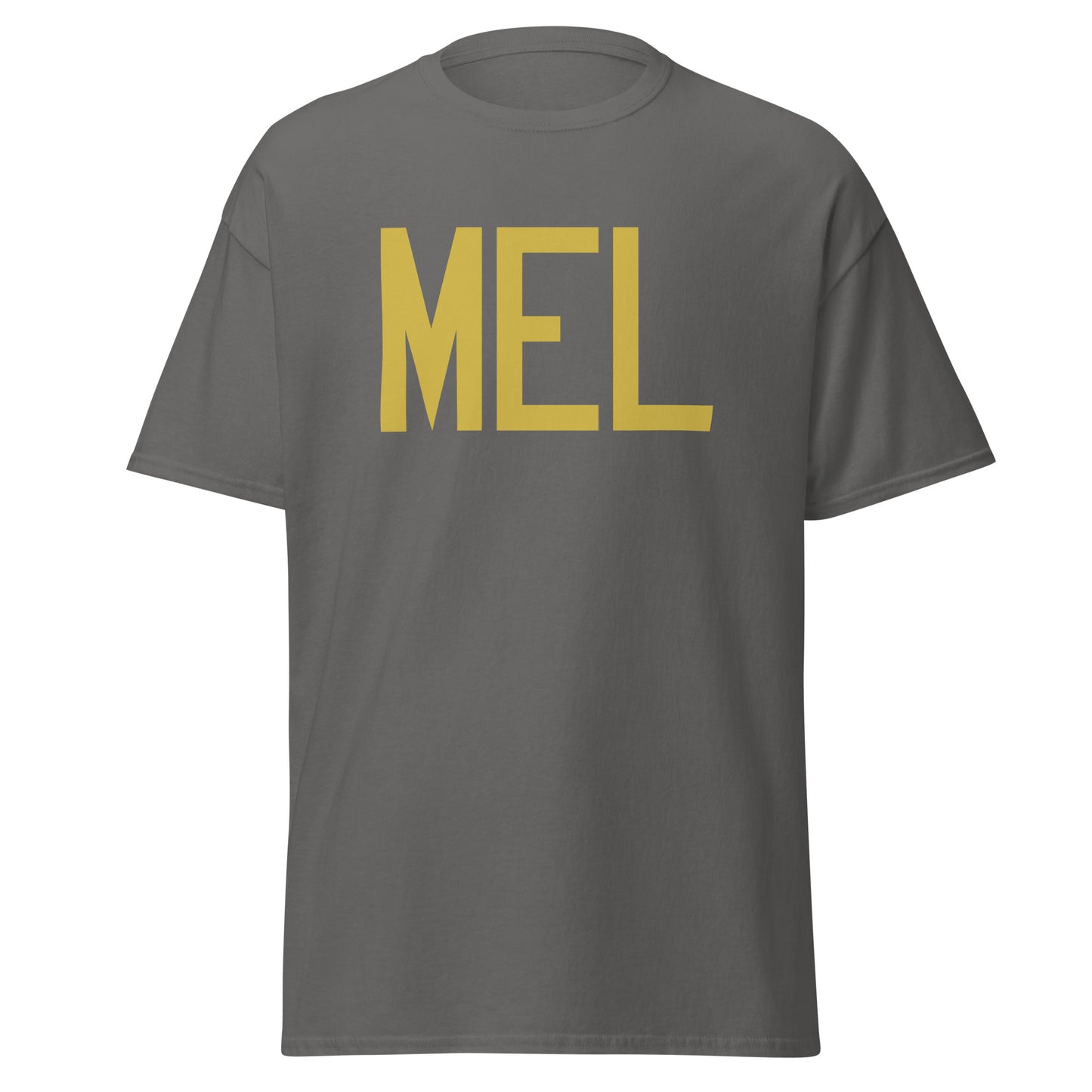 Aviation Enthusiast Men's Tee - Old Gold Graphic • MEL Melbourne • YHM Designs - Image 05