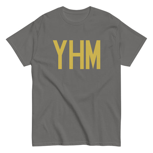 Aviation Enthusiast Men's Tee - Old Gold Graphic • YHM Hamilton • YHM Designs - Image 01