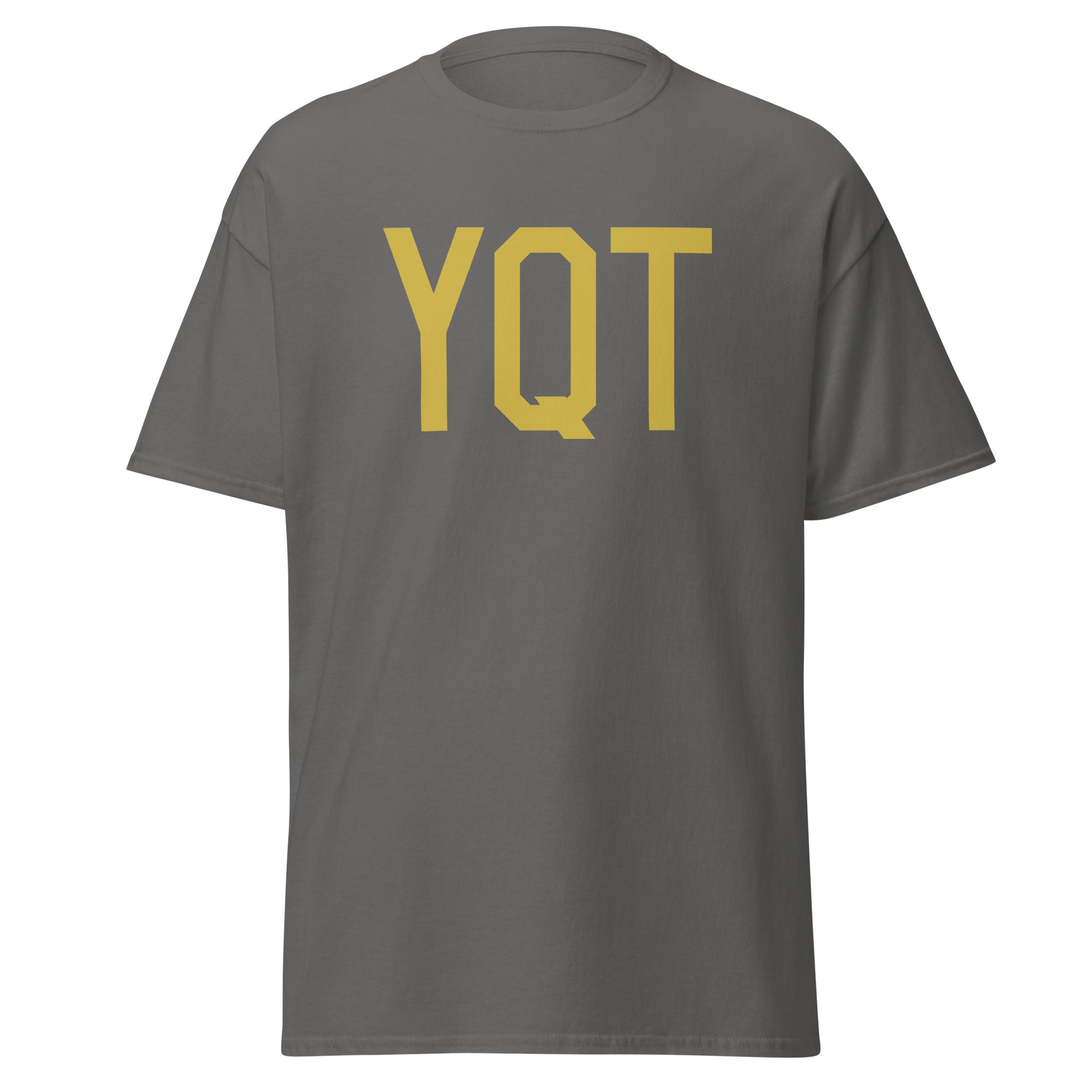 Aviation Enthusiast Men's Tee - Old Gold Graphic • YQT Thunder Bay • YHM Designs - Image 05