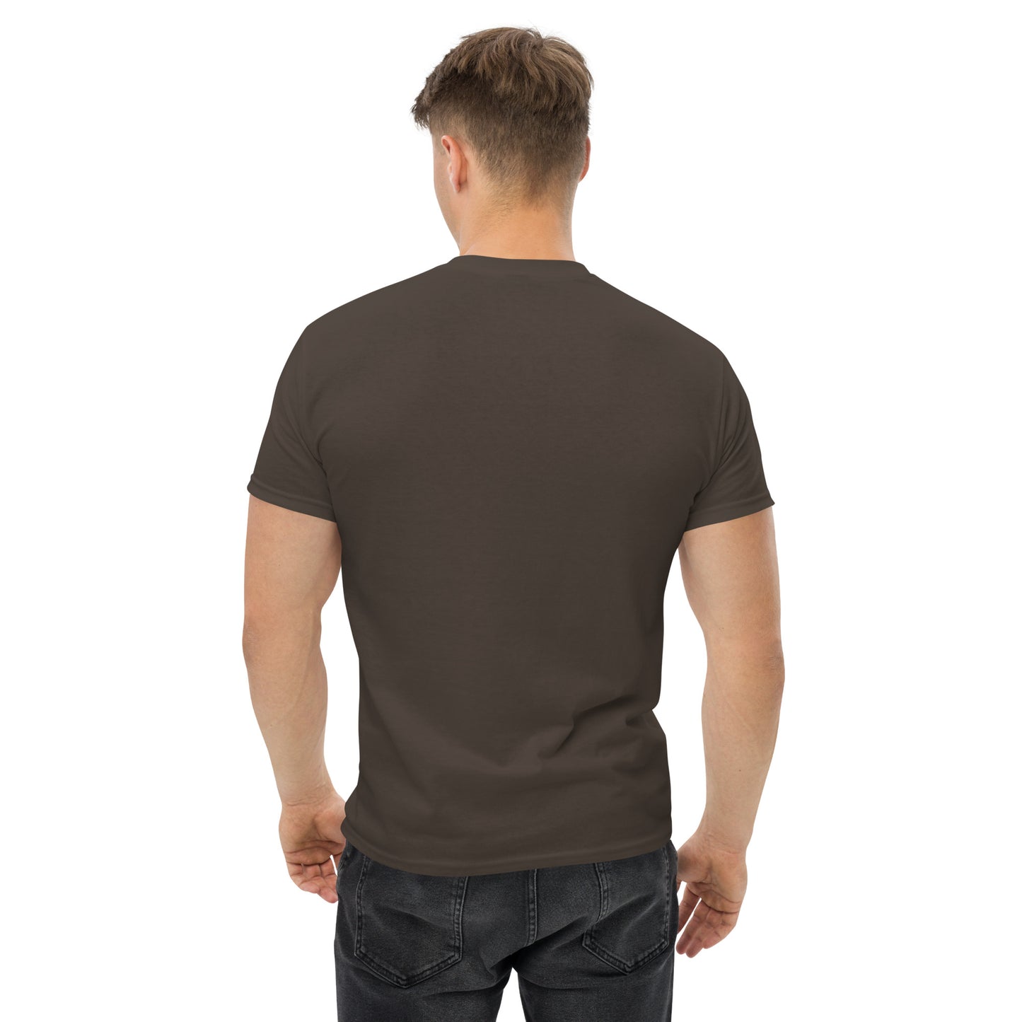 Airport Code Men's T-Shirt - Yellow Graphic • YOW Ottawa • YHM Designs - Image 04