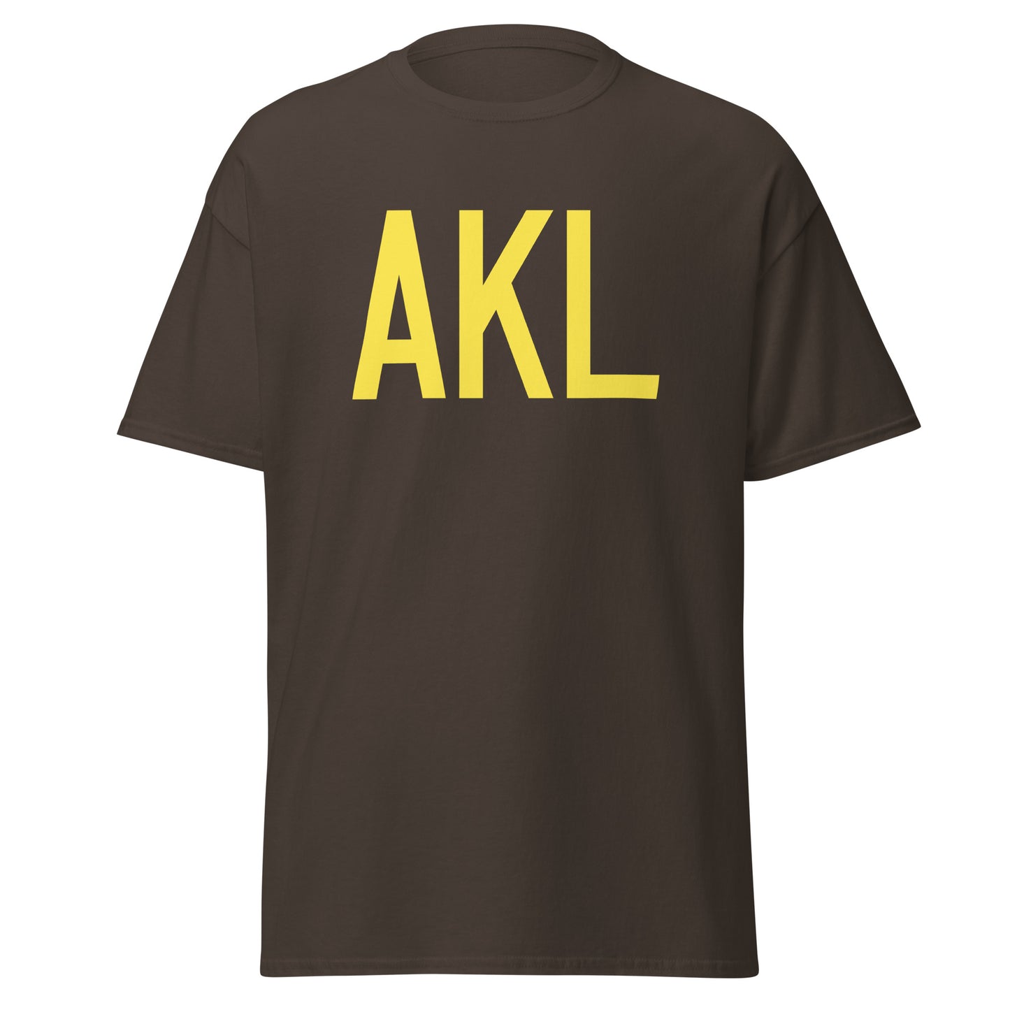 Aviation-Theme Men's T-Shirt - Yellow Graphic • AKL Auckland • YHM Designs - Image 05