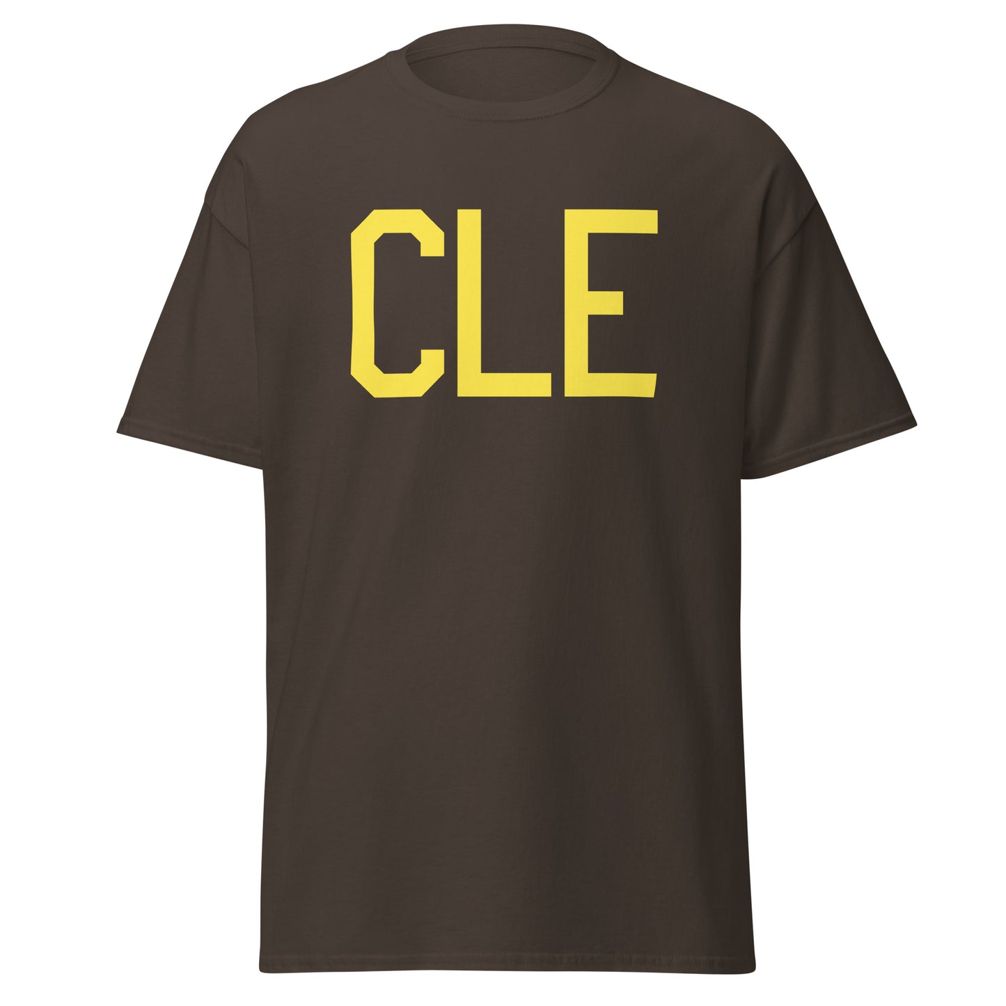 Aviation-Theme Men's T-Shirt - Yellow Graphic • CLE Cleveland • YHM Designs - Image 05