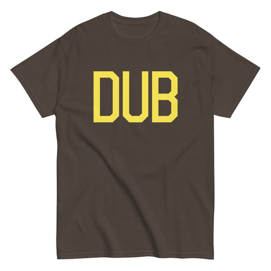 Aviation-Theme Men's T-Shirt - Yellow Graphic • DUB Dublin • YHM Designs - Image 01