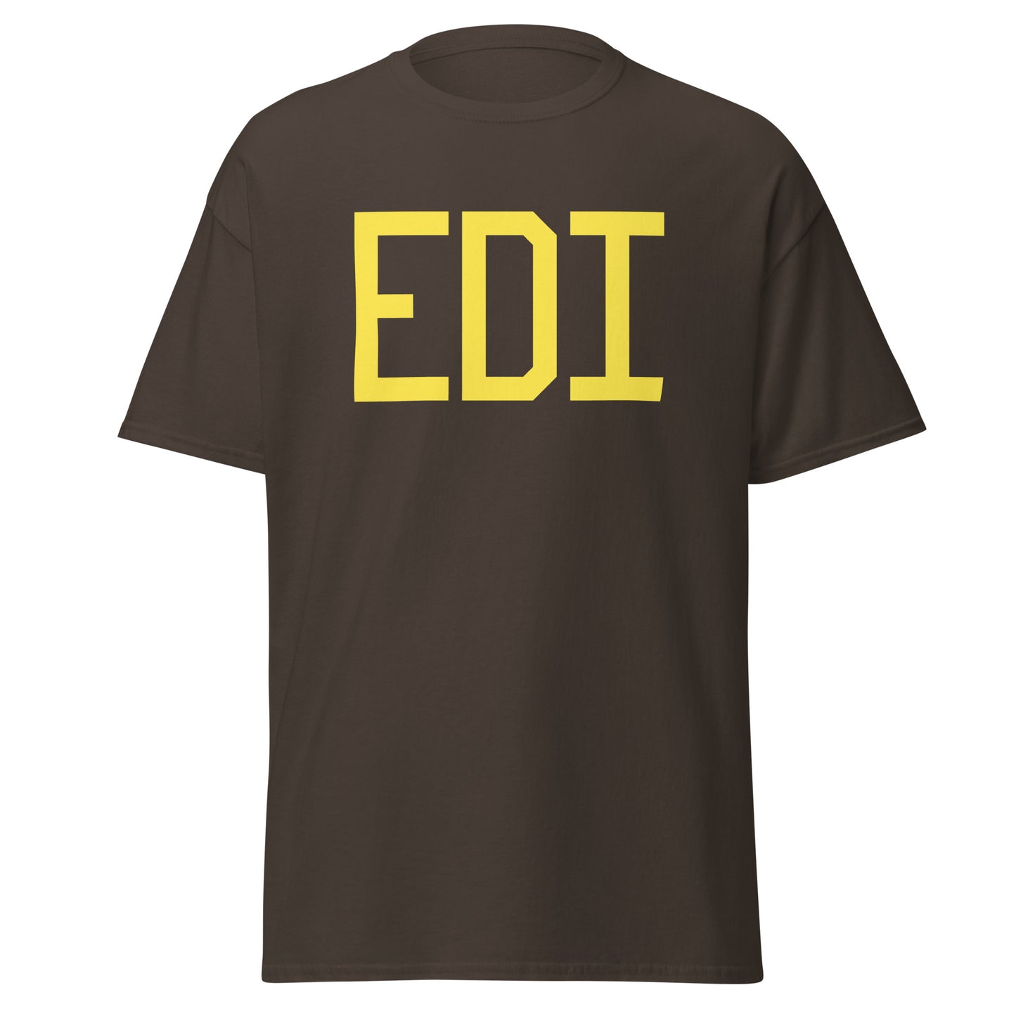 Aviation-Theme Men's T-Shirt - Yellow Graphic • EDI Edinburgh • YHM Designs - Image 05