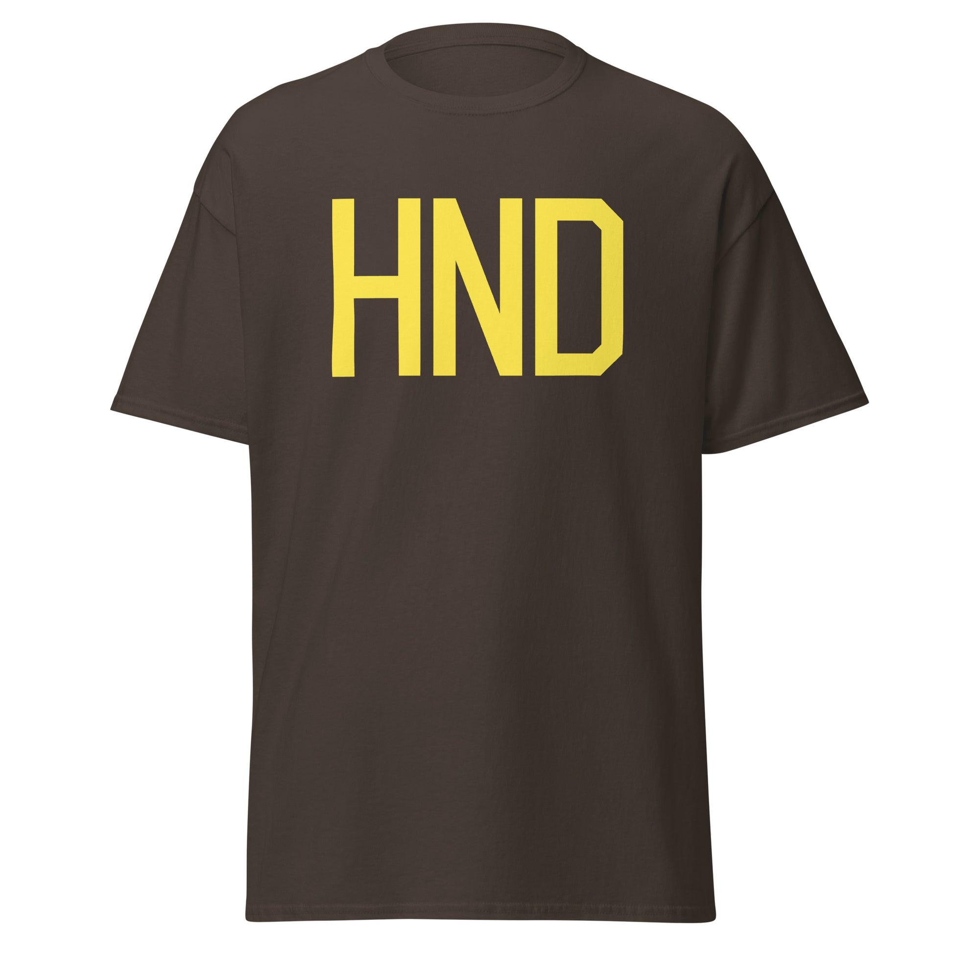Aviation-Theme Men's T-Shirt - Yellow Graphic • HND Tokyo • YHM Designs - Image 05