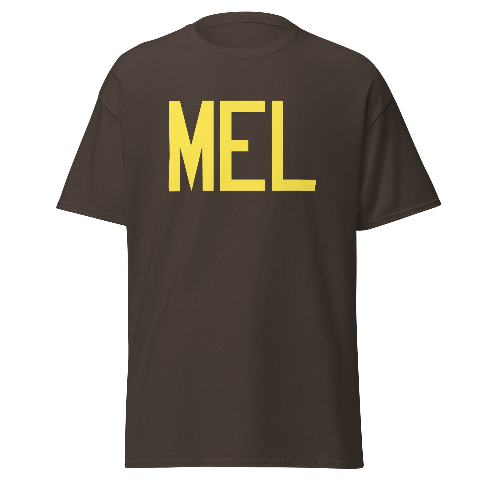 Aviation-Theme Men's T-Shirt - Yellow Graphic • MEL Melbourne • YHM Designs - Image 05