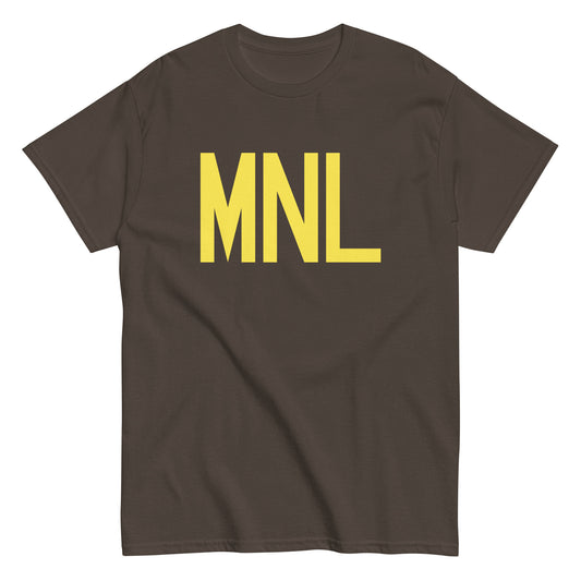 Aviation-Theme Men's T-Shirt - Yellow Graphic • MNL Manila • YHM Designs - Image 01