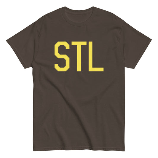 Aviation-Theme Men's T-Shirt - Yellow Graphic • STL St. Louis • YHM Designs - Image 01