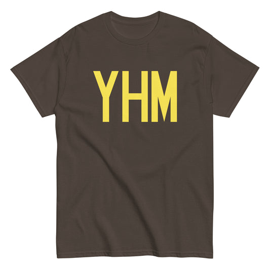 Aviation-Theme Men's T-Shirt - Yellow Graphic • YHM Hamilton • YHM Designs - Image 01