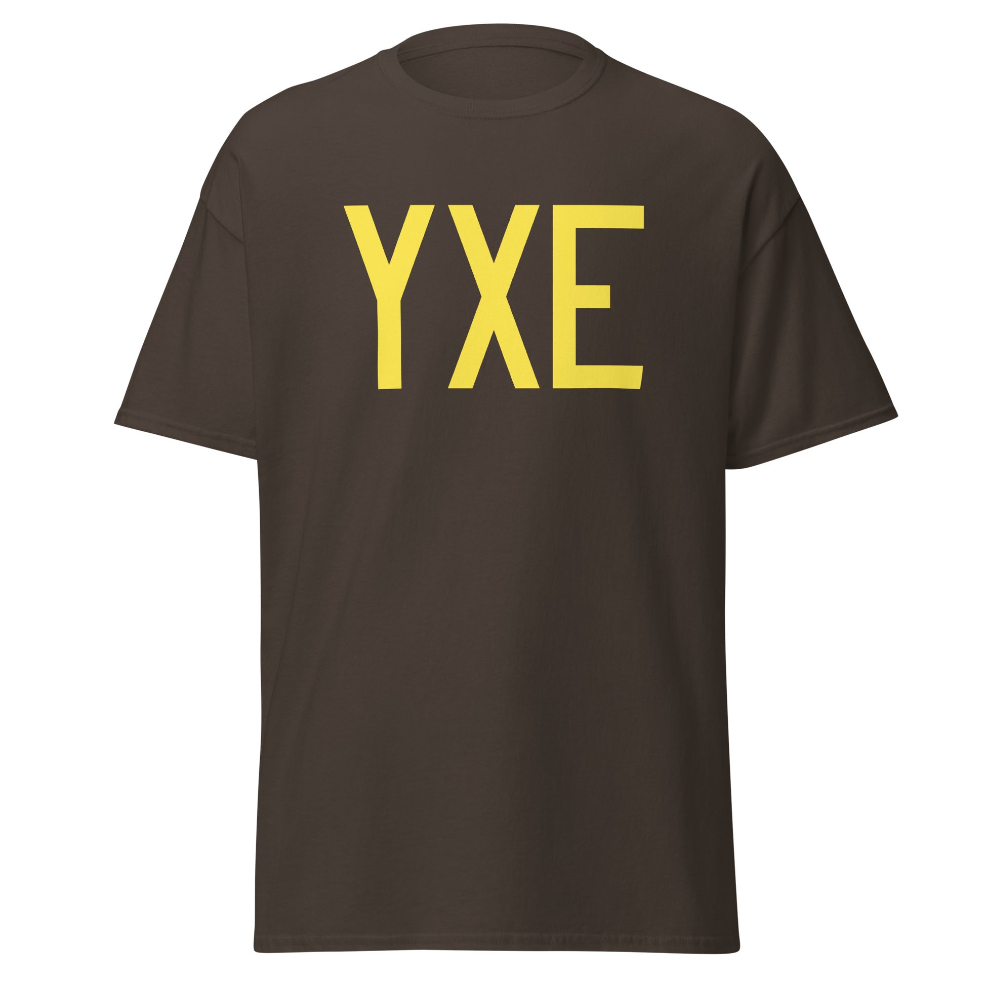 Aviation-Theme Men's T-Shirt - Yellow Graphic • YXE Saskatoon • YHM Designs - Image 05