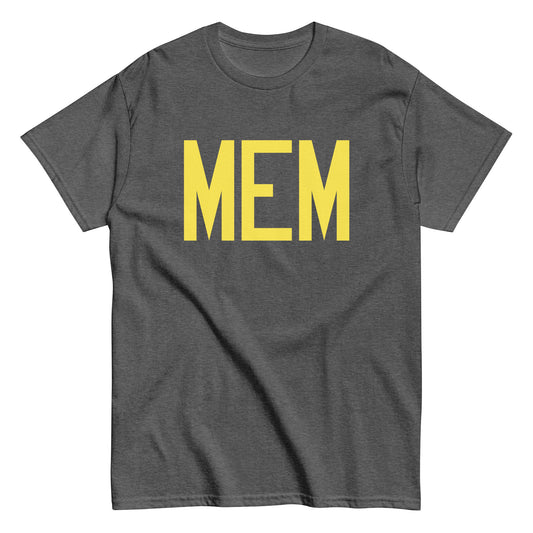 Aviation-Theme Men's T-Shirt - Yellow Graphic • MEM Memphis • YHM Designs - Image 02