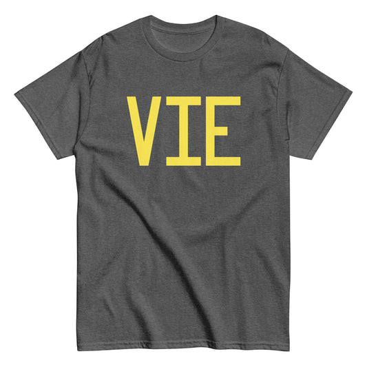 Aviation-Theme Men's T-Shirt - Yellow Graphic • VIE Vienna • YHM Designs - Image 02
