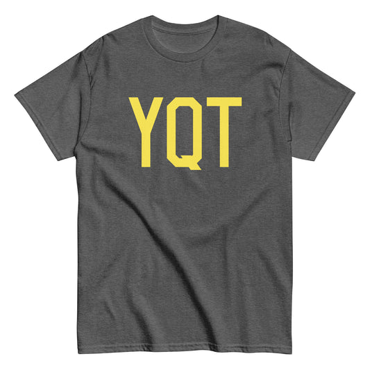 Aviation-Theme Men's T-Shirt - Yellow Graphic • YQT Thunder Bay • YHM Designs - Image 02
