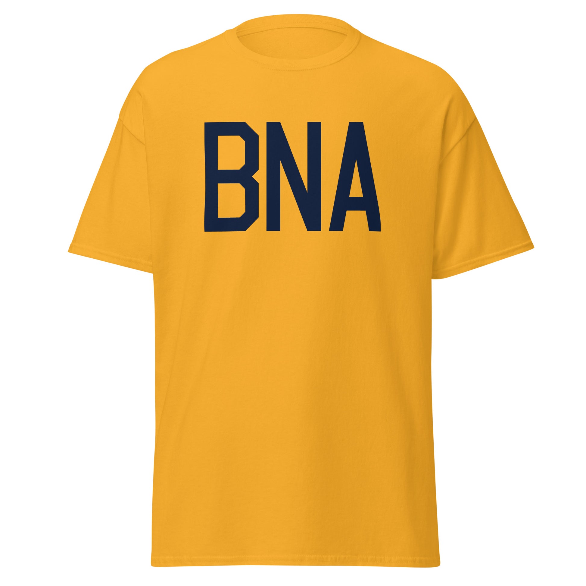 Aviation-Theme Men's T-Shirt - Navy Blue Graphic • BNA Nashville • YHM Designs - Image 05