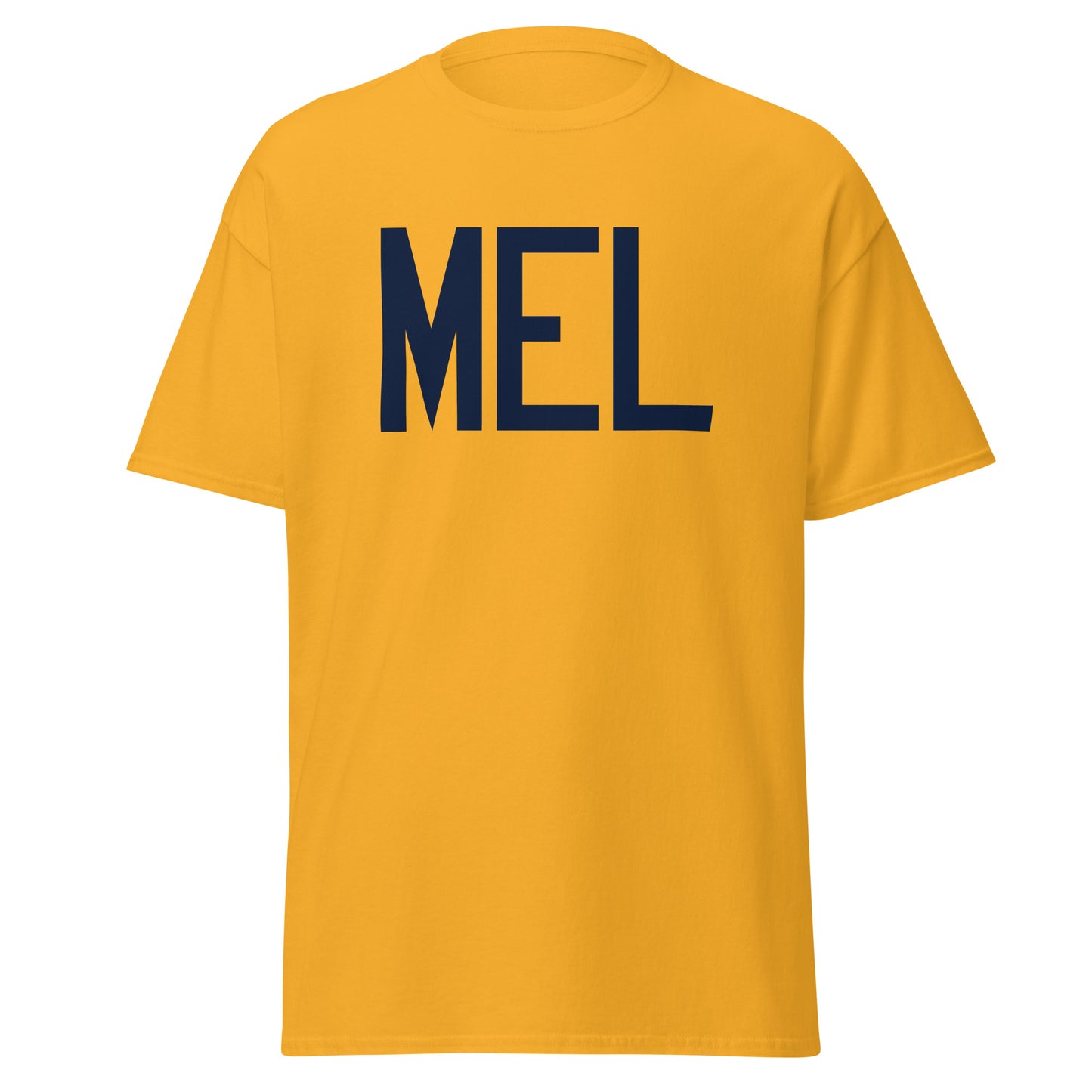 Aviation-Theme Men's T-Shirt - Navy Blue Graphic • MEL Melbourne • YHM Designs - Image 05