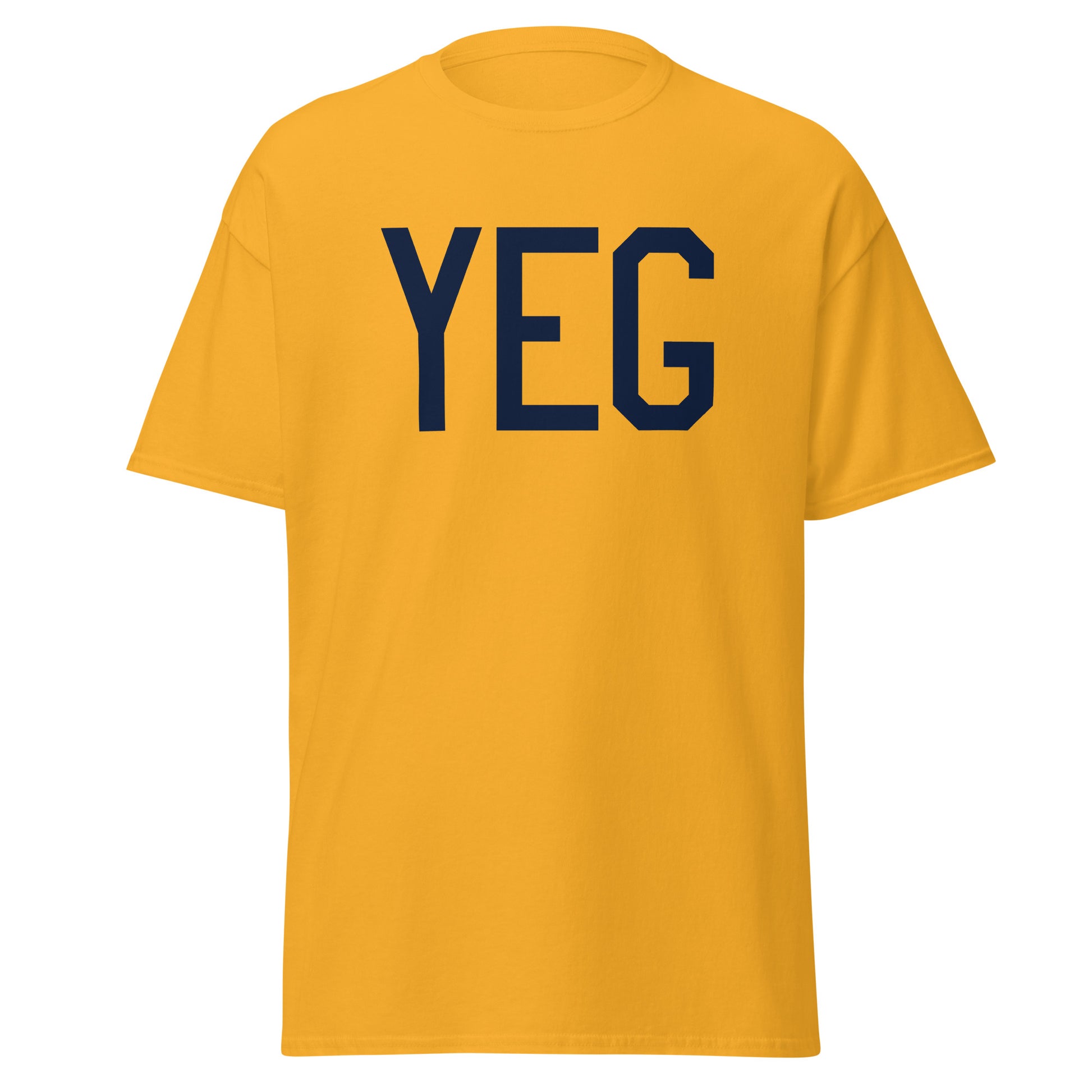 Aviation-Theme Men's T-Shirt - Navy Blue Graphic • YEG Edmonton • YHM Designs - Image 05