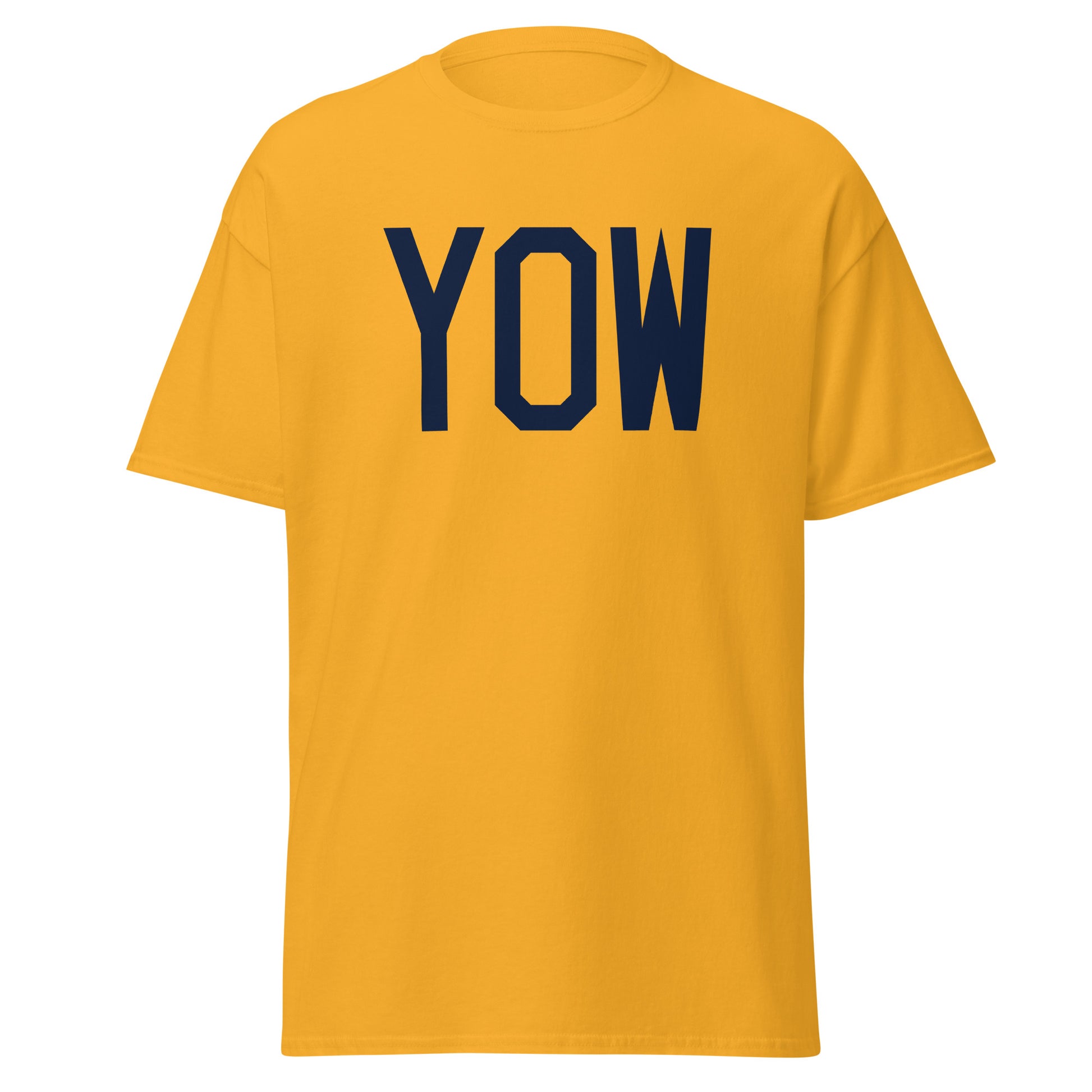 Aviation-Theme Men's T-Shirt - Navy Blue Graphic • YOW Ottawa • YHM Designs - Image 05