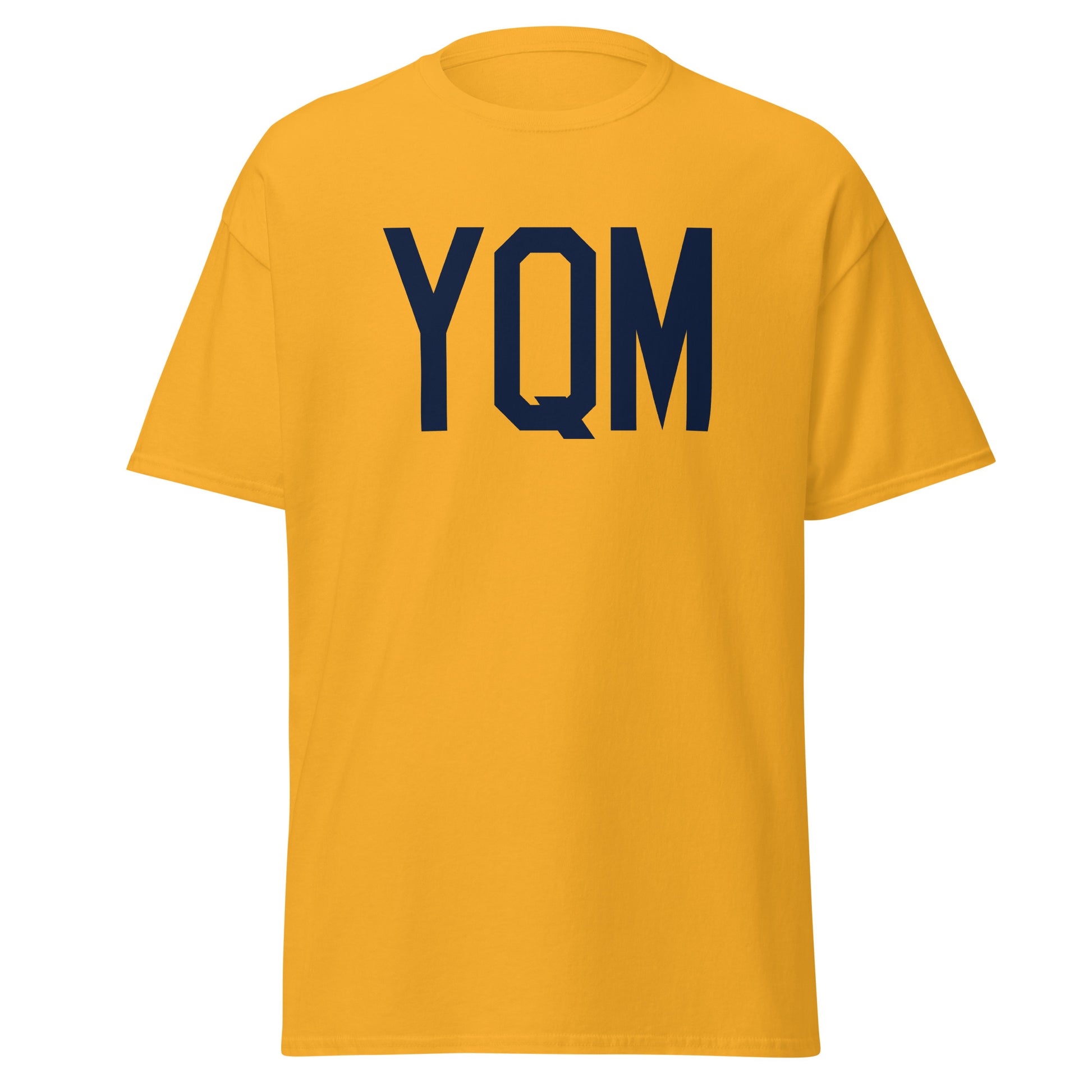 Aviation-Theme Men's T-Shirt - Navy Blue Graphic • YQM Moncton • YHM Designs - Image 05